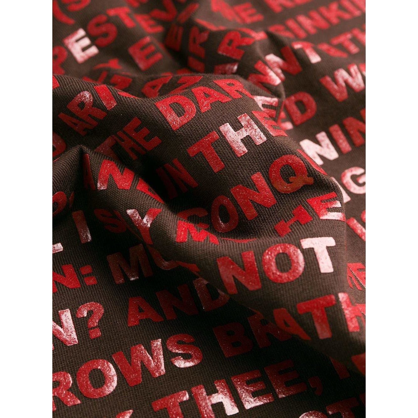 Shirts & Tops Rick Owens DRKSHDW Graphic Text Tee Black