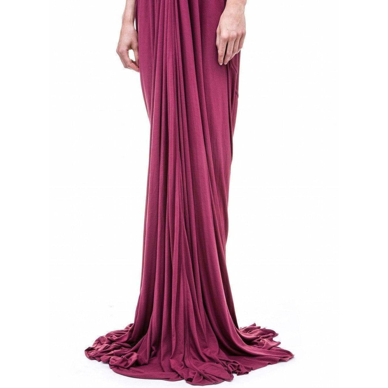 Dresses Rick Owens Lilies Long Jersey Dress Maroon