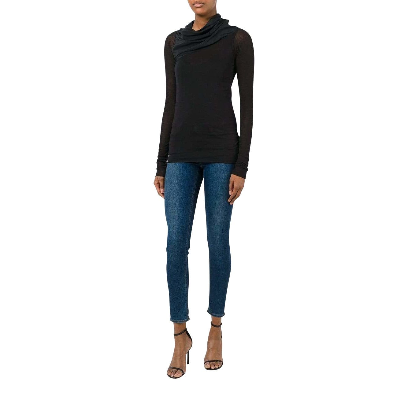 Shirts & Tops Rick Owens Lilies Draped Top Dark Slate Gray