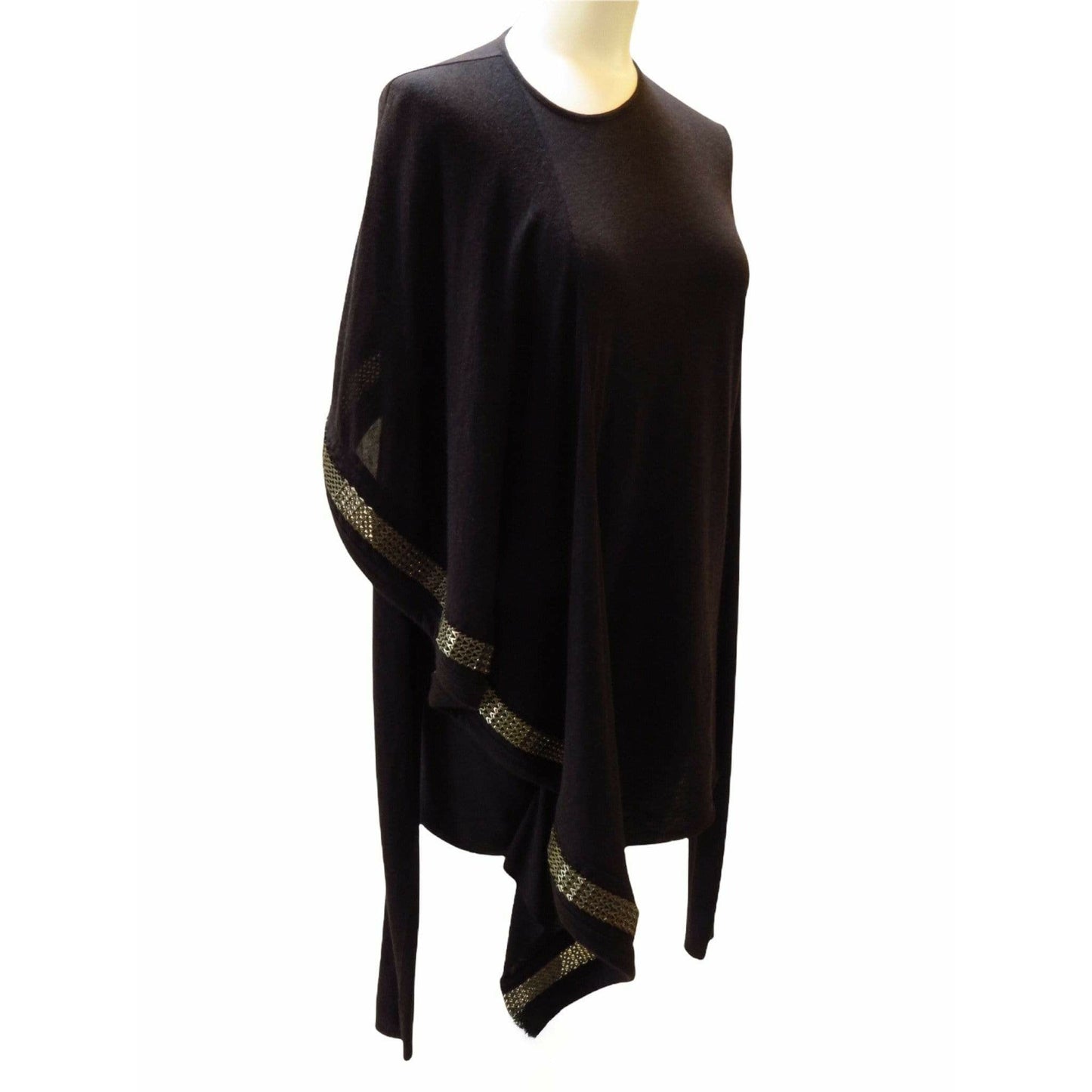 Shirts & Tops Rick Owens Lilies Knit Top with Chains Black