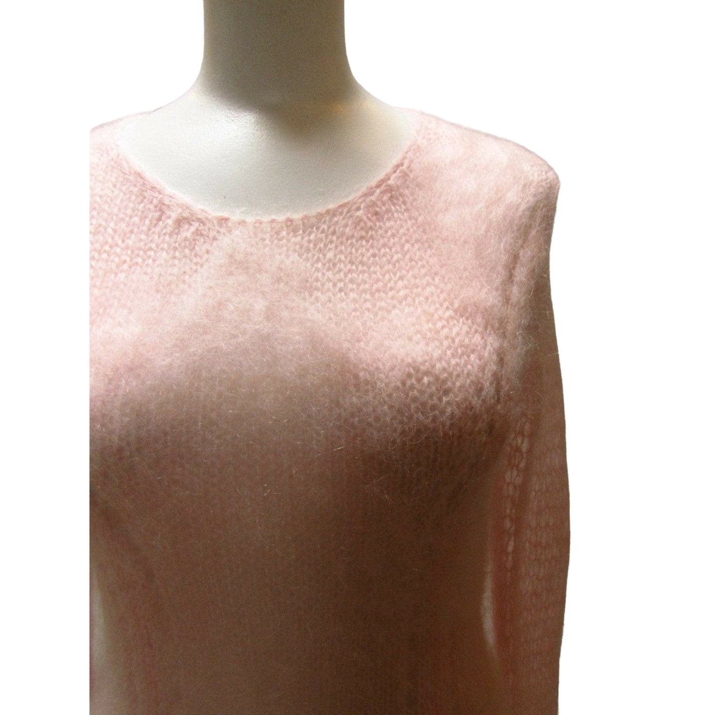Dresses TAO Comme Des Garçons Pink Mohair Sweater Dress Dark Olive Green