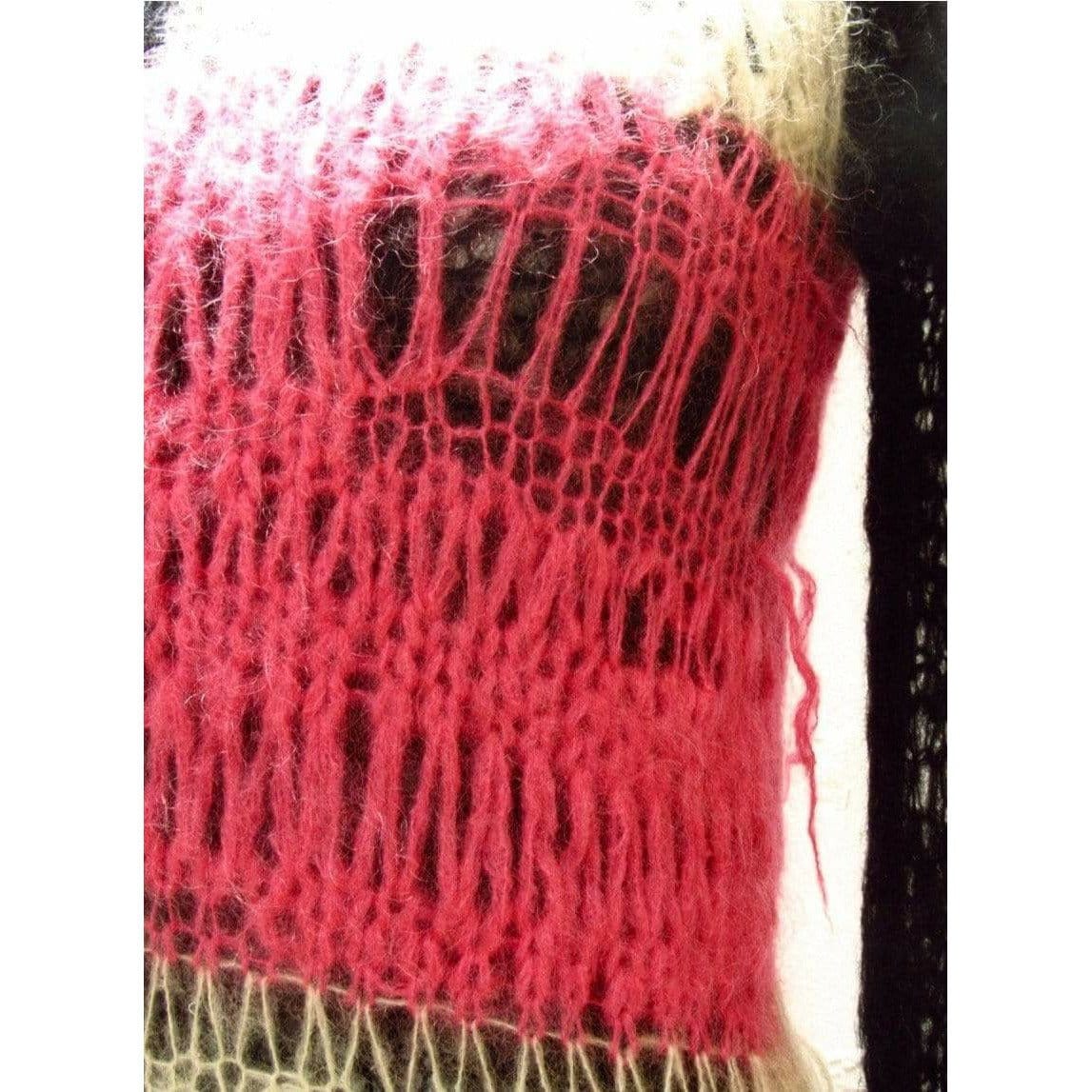 Dresses Tao Comme Des Garçons Hand Knit Mohair Dress Maroon