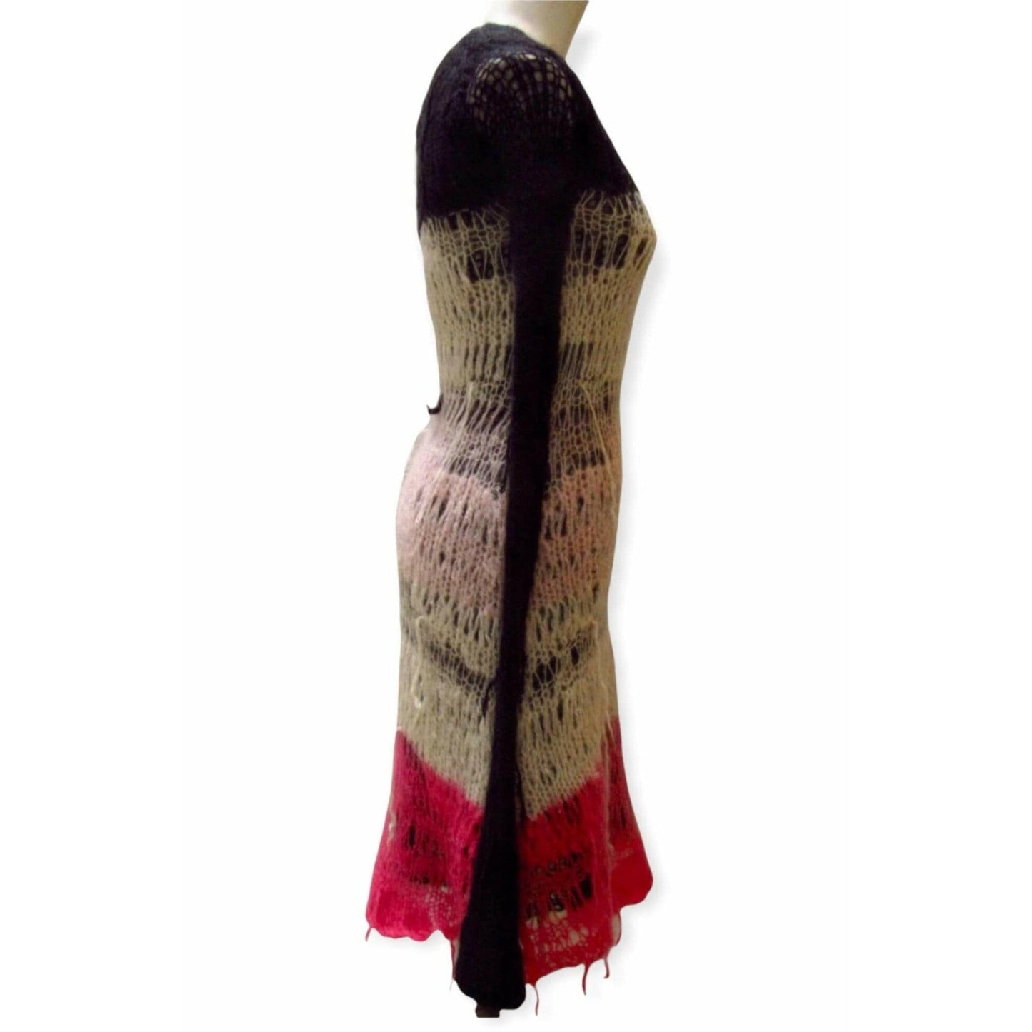 Dresses Tao Comme Des Garçons Hand Knit Mohair Dress Dark Slate Gray