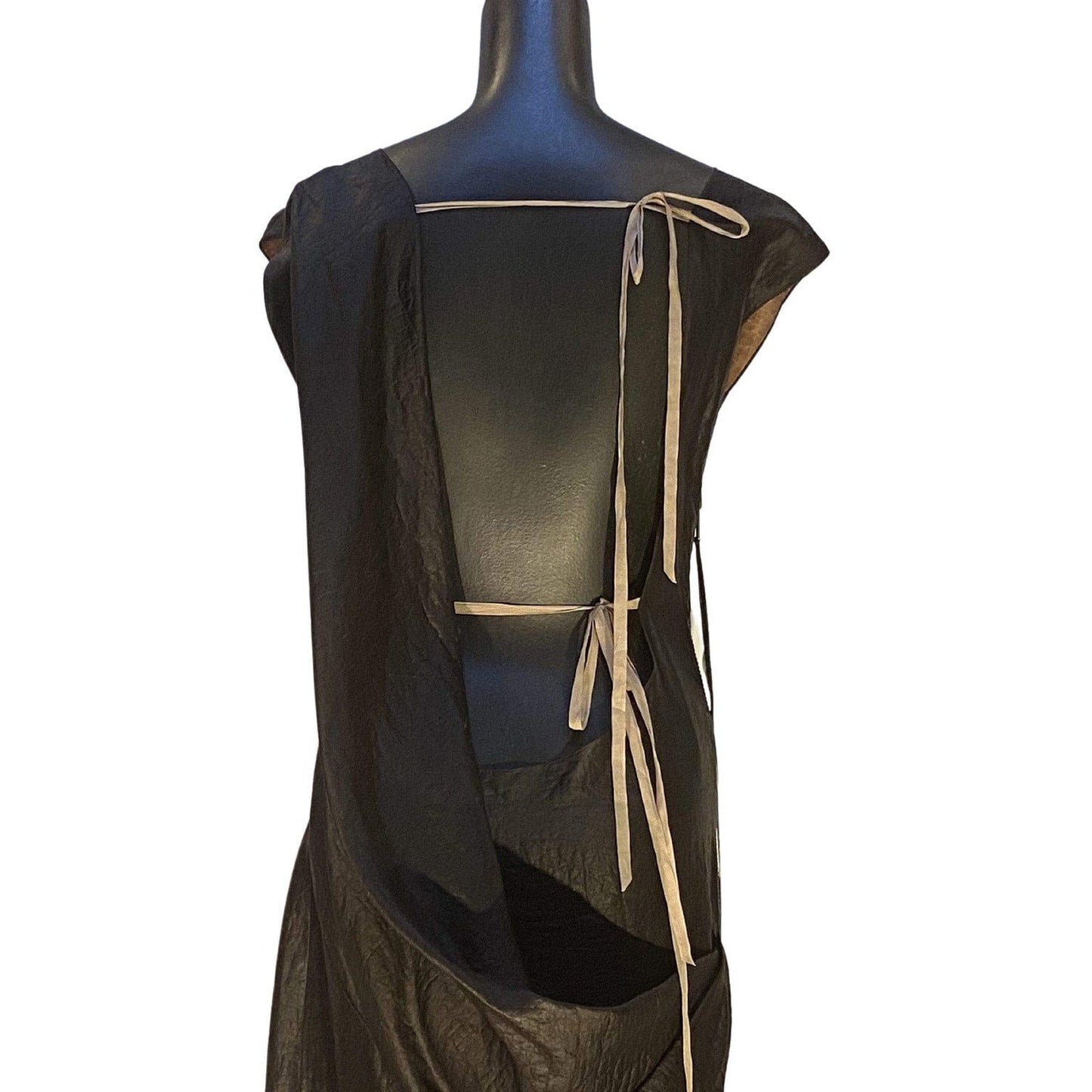 Women's dresses Thimister Acid-washed Backless Dress Dark Slate Gray
