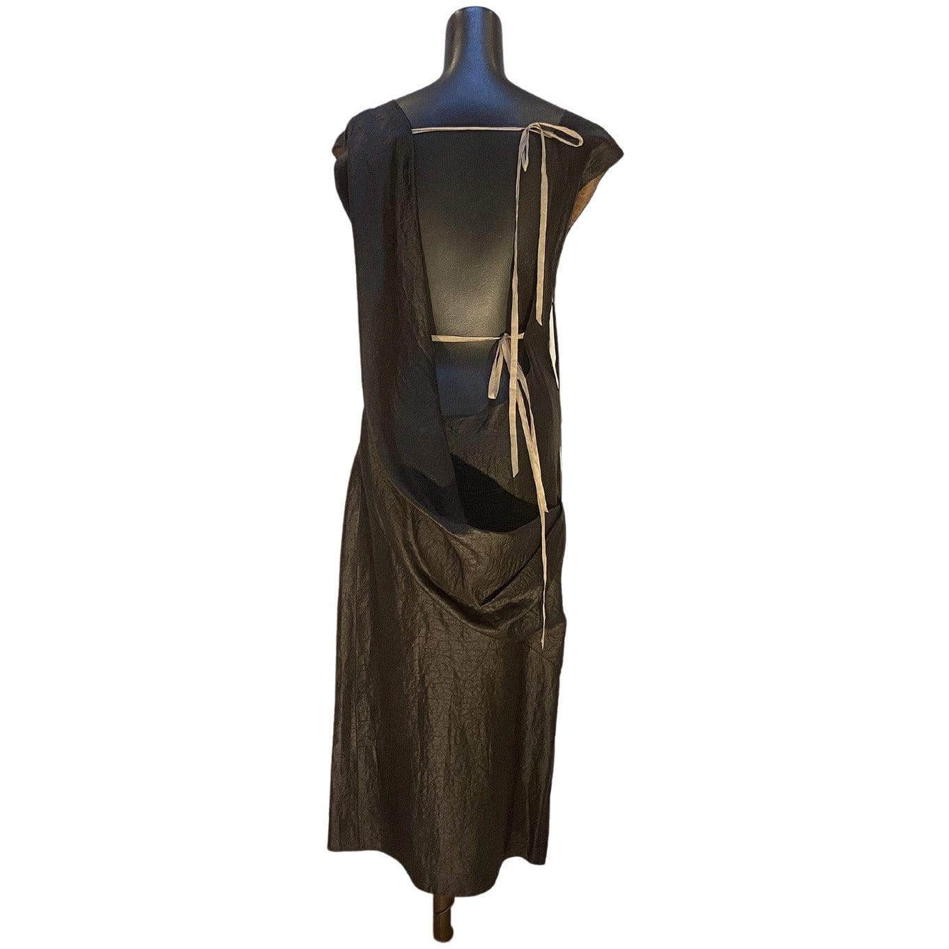 Women's dresses Thimister Acid-washed Backless Dress Dark Slate Gray