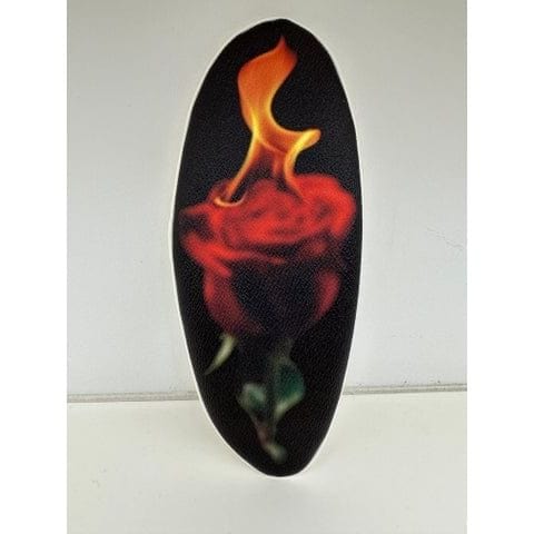 Coin Purse Undercover Flaming Rose PVC Zippered Coin Purse (SS24) Light Gray