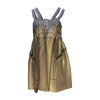 Dresses Undercover Vintage Web Dress - Gold Silk Iridescent White Smoke