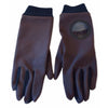 Gloves & Mittens Undercover Nylon Gloves - Brown Wool Cuff Dark Slate Gray