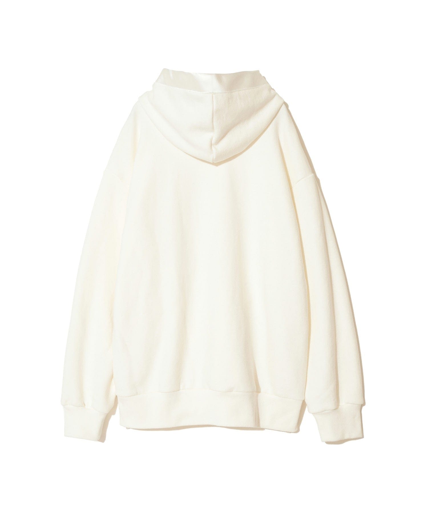 Hoodie Undercover Oversized Brushed Cotton Hoodie Beige