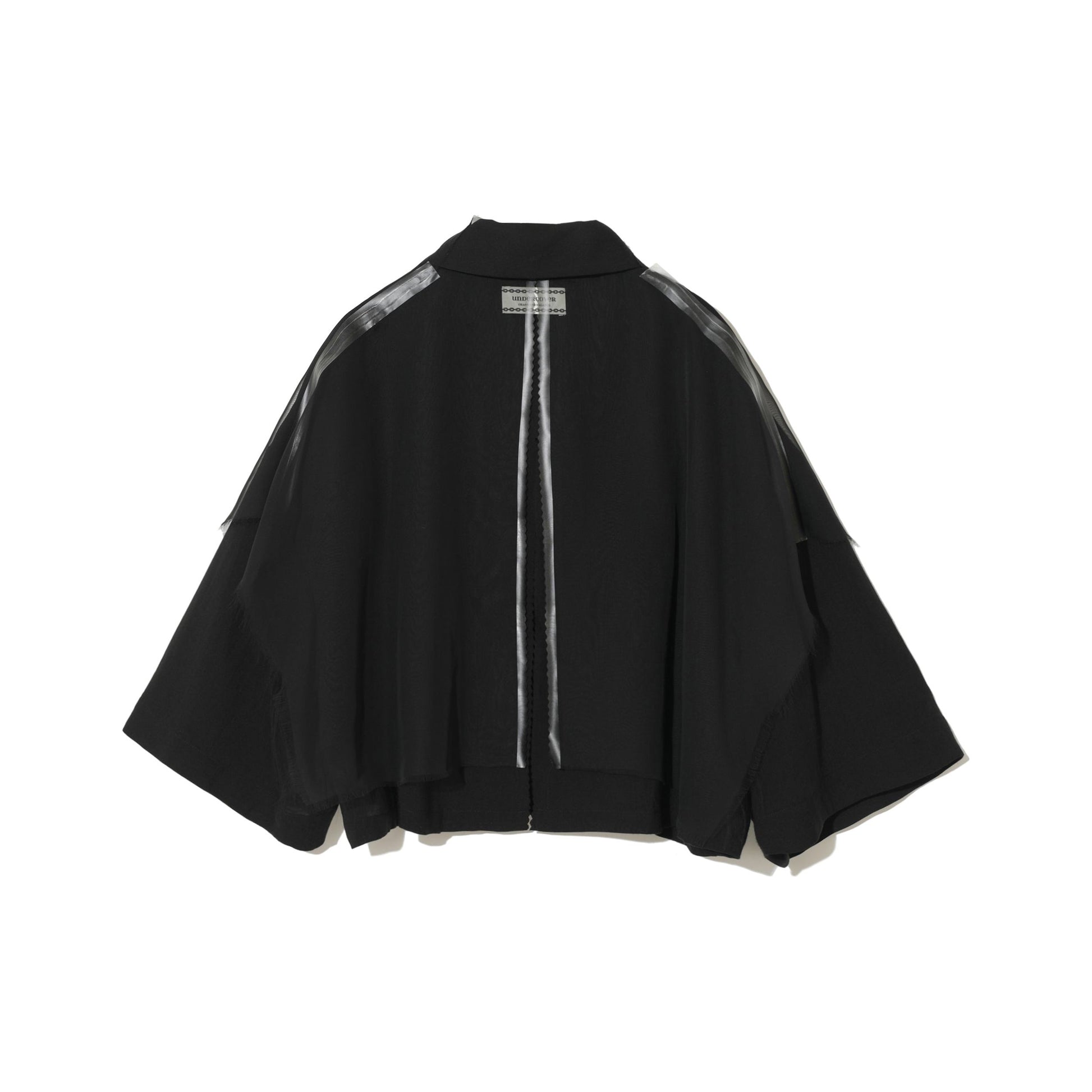 Undercover Shirts & Tops 1 / Black / Silk and polyester and wool Undercover SS24 Layered Blouse
