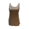 Shirts & Tops UNDERCOVER Scoop neck tank - Mocha Cotton Ribbed White Smoke
