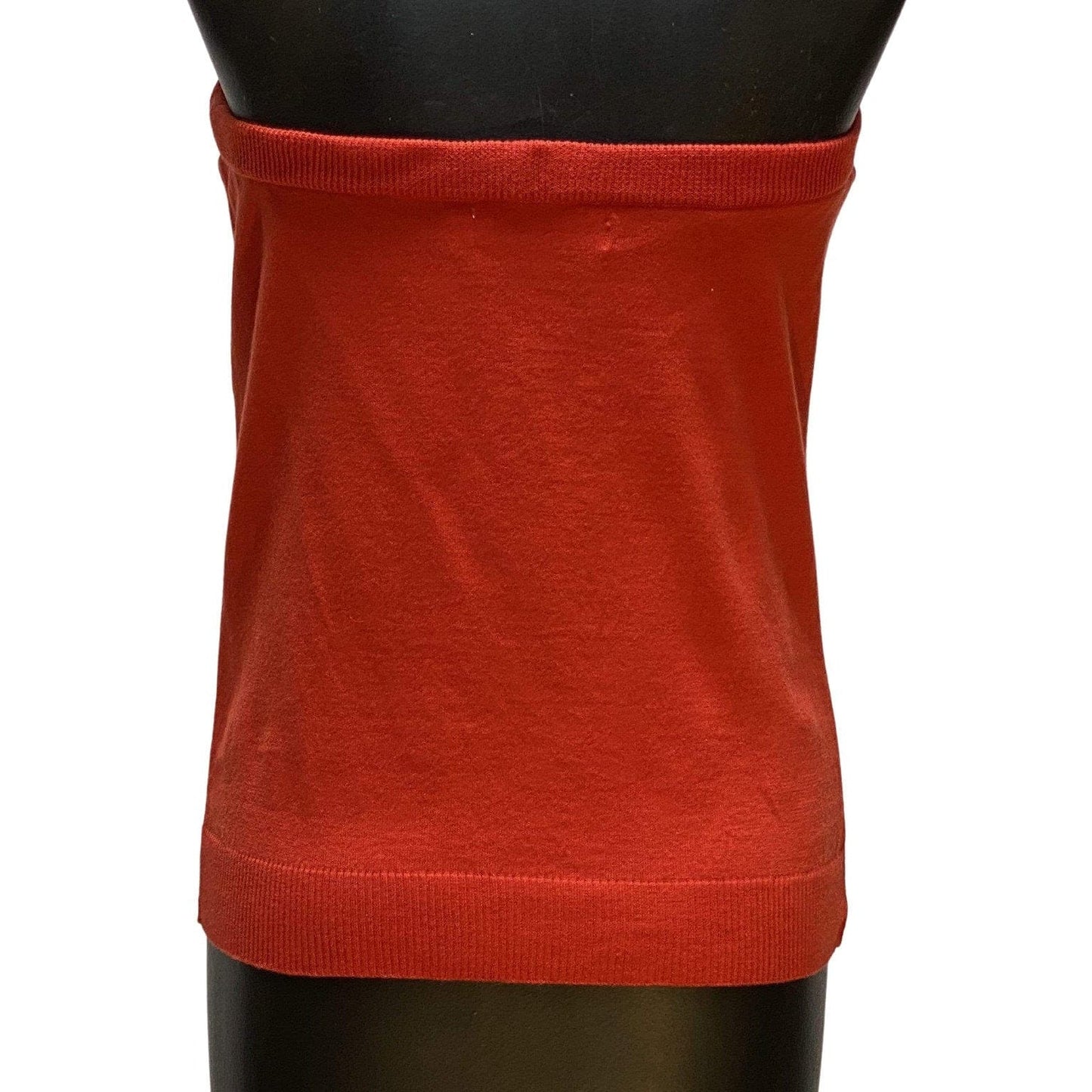 Shirts & Tops UNDERCOVER Strapless Tube Top - Red Cotton Cashmere Firebrick