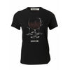 Shirts & Tops Undercover 'Kitted Drink' Black Cotton T-Shirt - Graphic Crew Neck Black