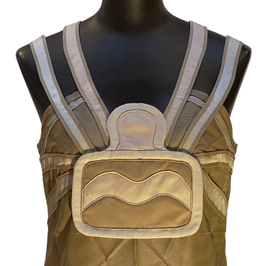 Women's dresses Undercover Vintage Spider dress - Beige Silk Blend Dim Gray