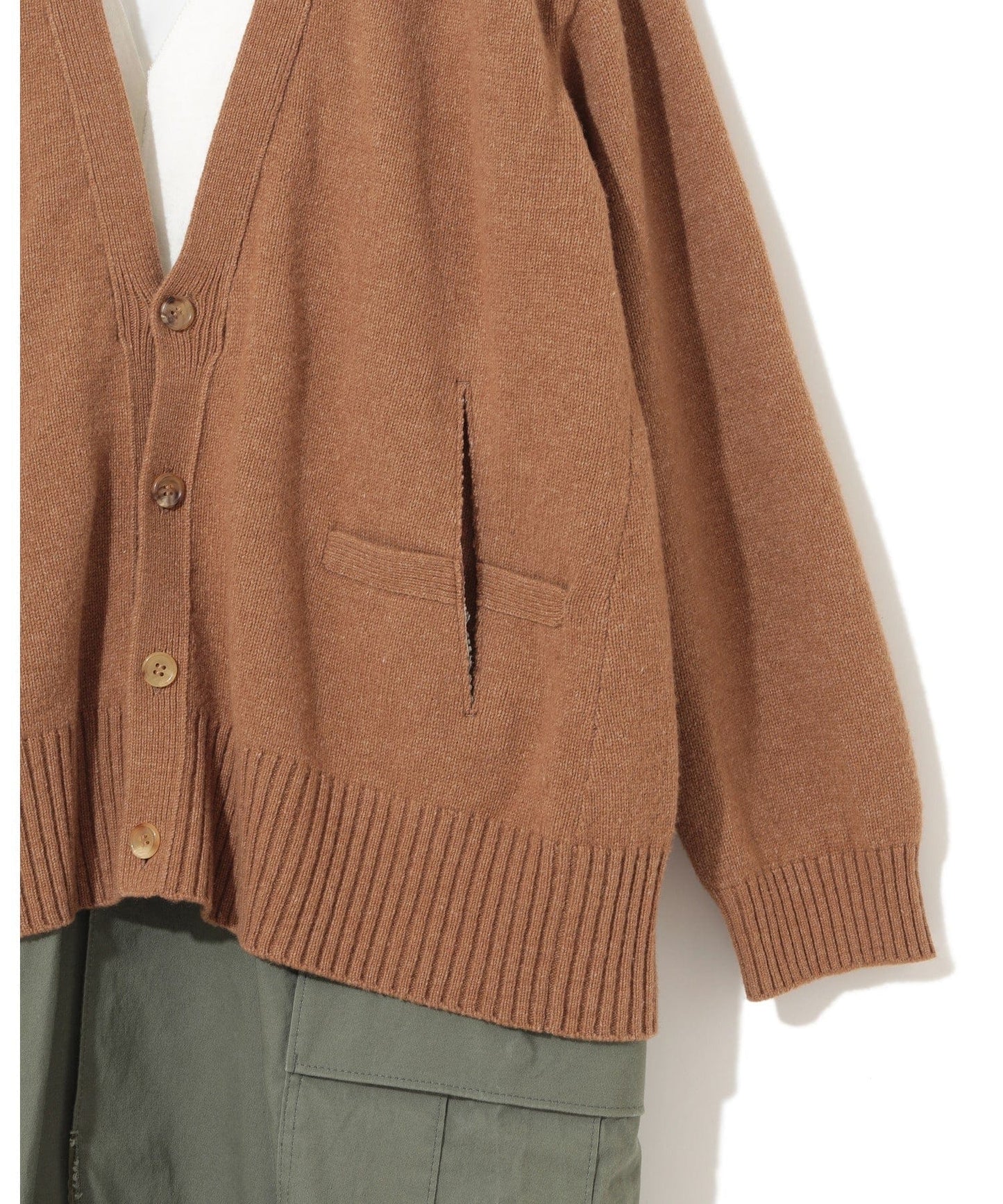 Undercover Womens Jackets + Coats Beige / 1 / Angora Undercover multi layer Camel/khaki Coat