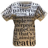 Shirts & Tops Yohji Yamamoto Round Neck Seamless Top - Graphic Print Vintage Rosy Brown