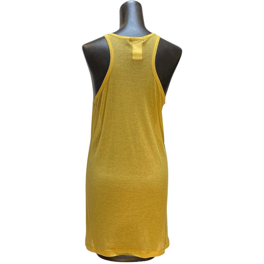 Shirts & Tops Yohji Yamamoto Y'S Racerback Tank Top - Yellow Cotton Sheer Dark Goldenrod