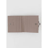 Wallets & Money Clips Yohji Yamamoto Clasp Wallet - Beige Leather Coin Purse Light Gray
