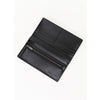 Wallets & Money Clips Yohji Yamamoto Long Wallet - Black Leather Bifold White Smoke