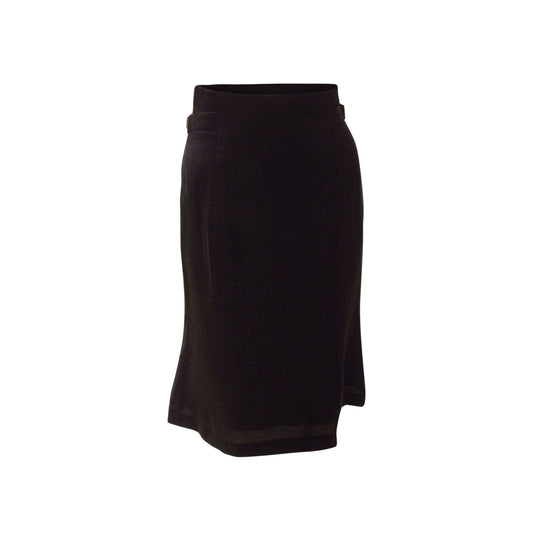 matsuda-archive-black-rayon-cinched-high-waisted-skirt Skirts Black