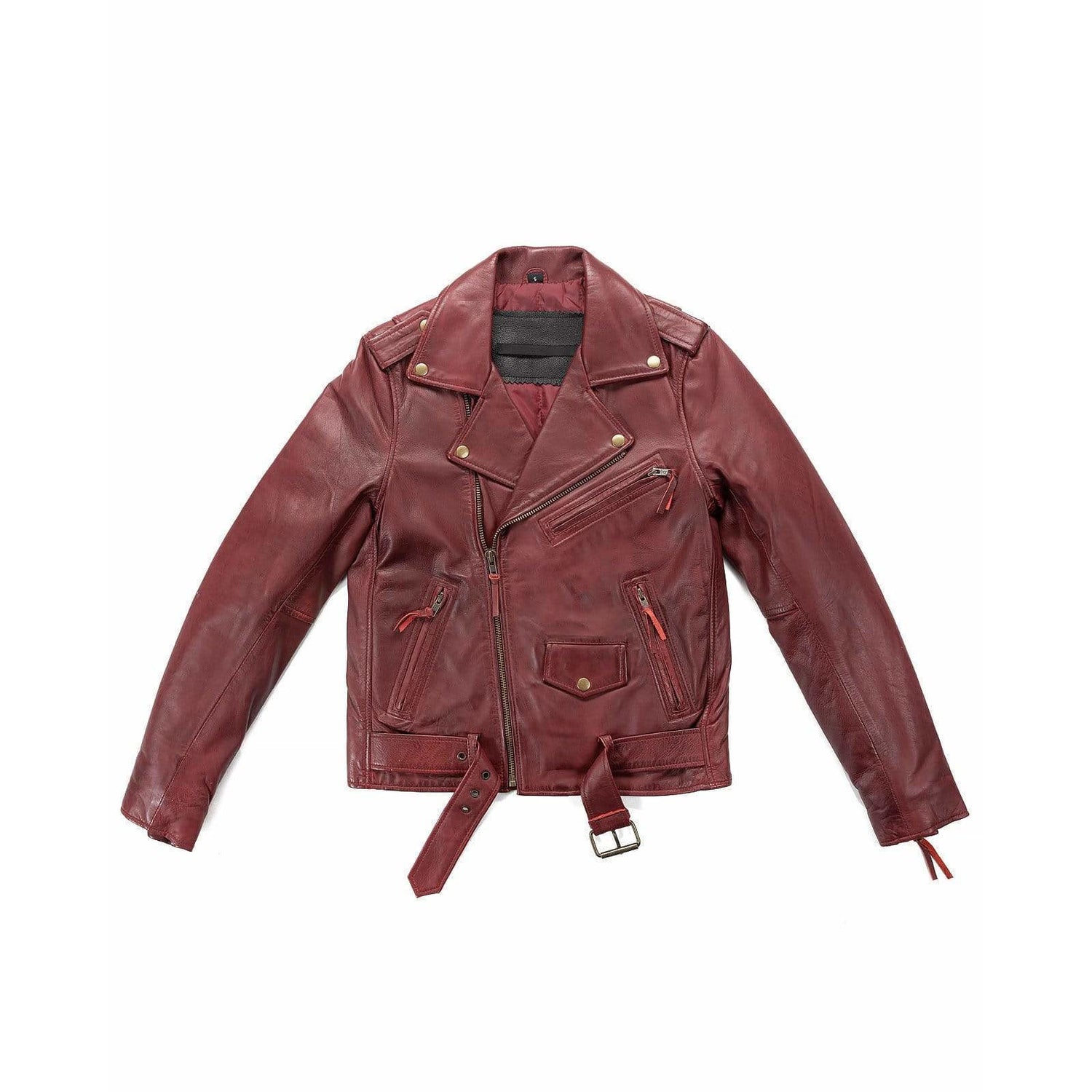 Coats & Jackets Leather Biker Jacket Anastasia Boutique