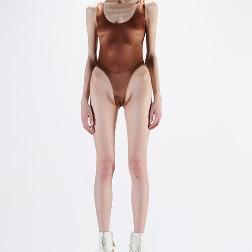 Barbara Bologna Bodysuit OS / Dark Camel Barbara Bologna Body Basic