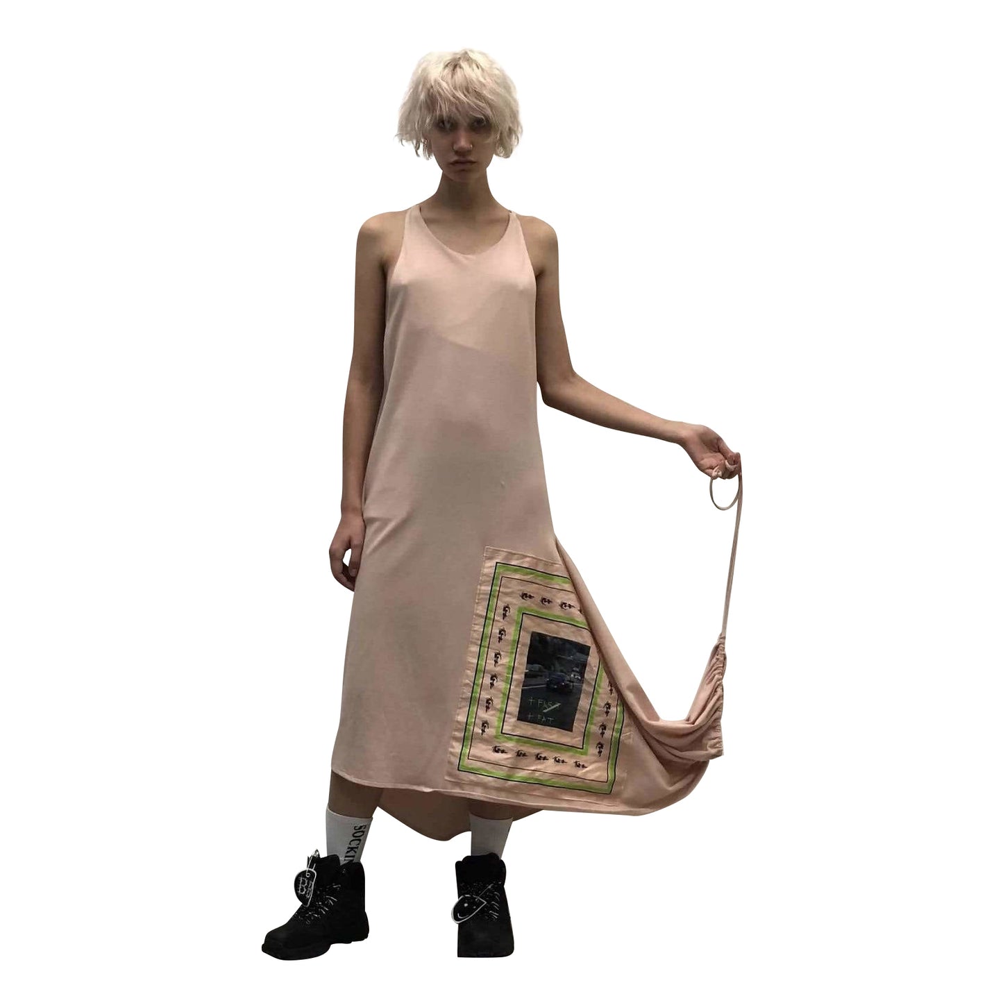 Dresses patch-dress Dim Gray