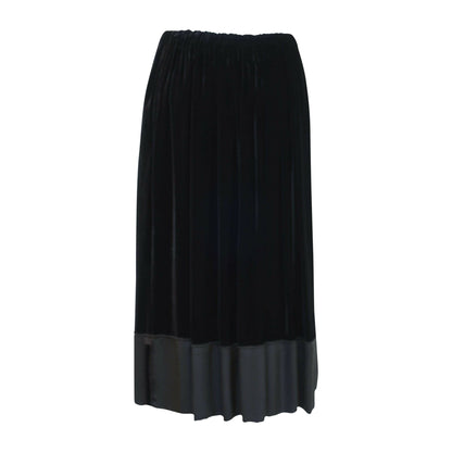 Skirts Comme Des Garçons Black Velvet Drawstring Skirt Comme des Garçons