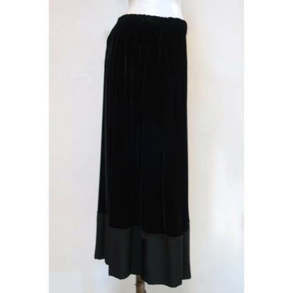 Skirts Comme Des Garçons Black Velvet Drawstring Skirt Comme des Garçons