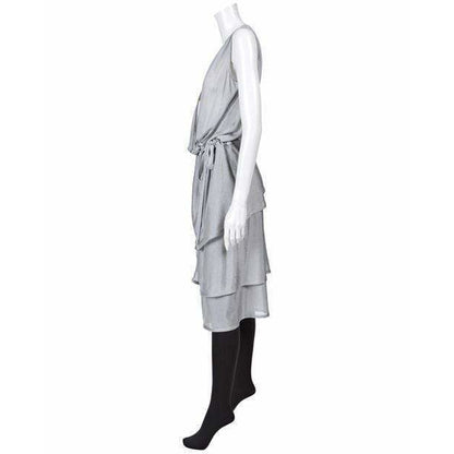 kris-van-assche-panel-dress Dresses Dark Gray