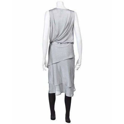 kris-van-assche-panel-dress Dresses Gray