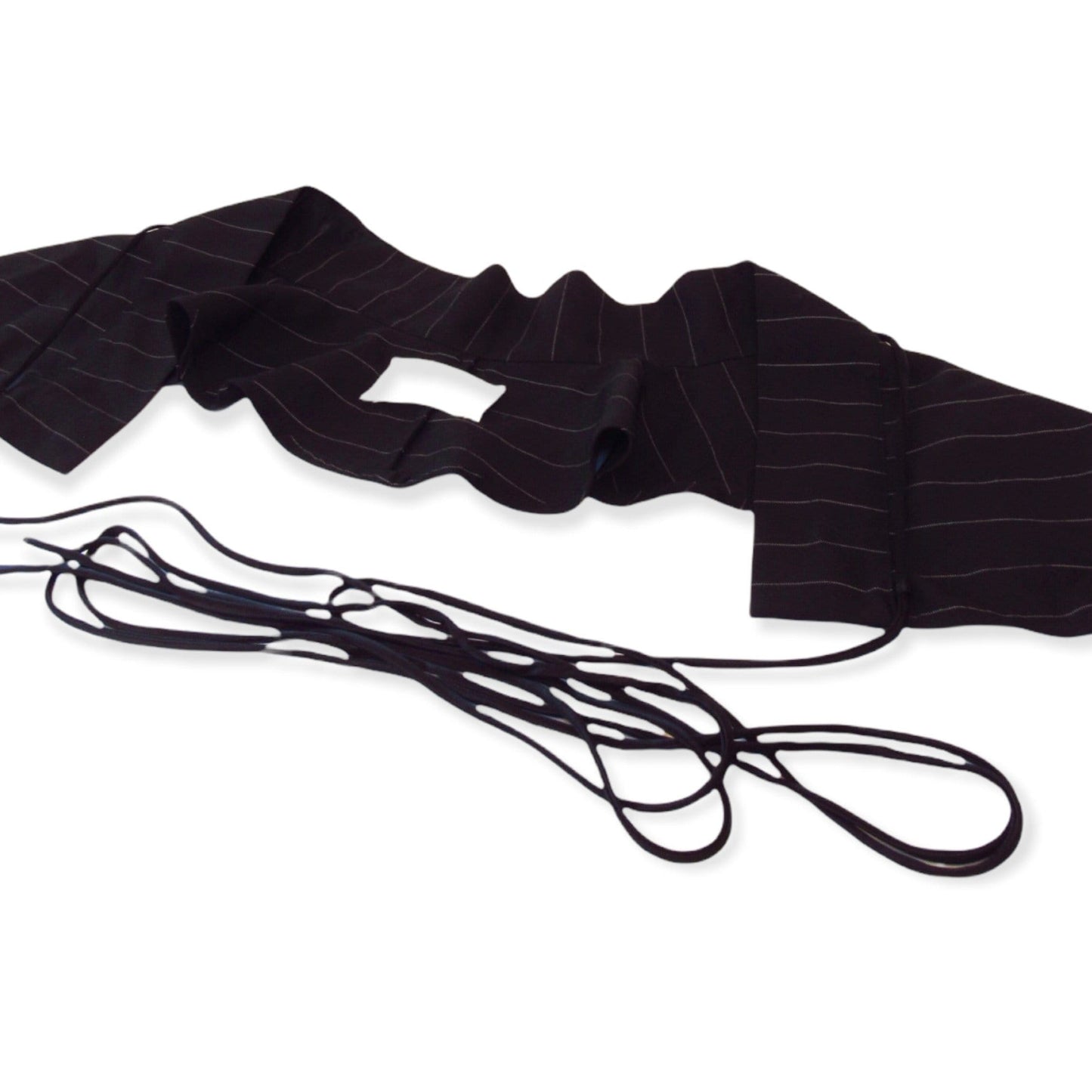Belts maison-martin-margiela-pinstriped-wide-waist-belt Lavender