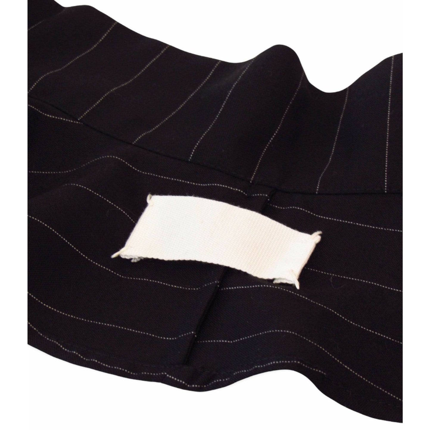 Belts maison-martin-margiela-pinstriped-wide-waist-belt Black