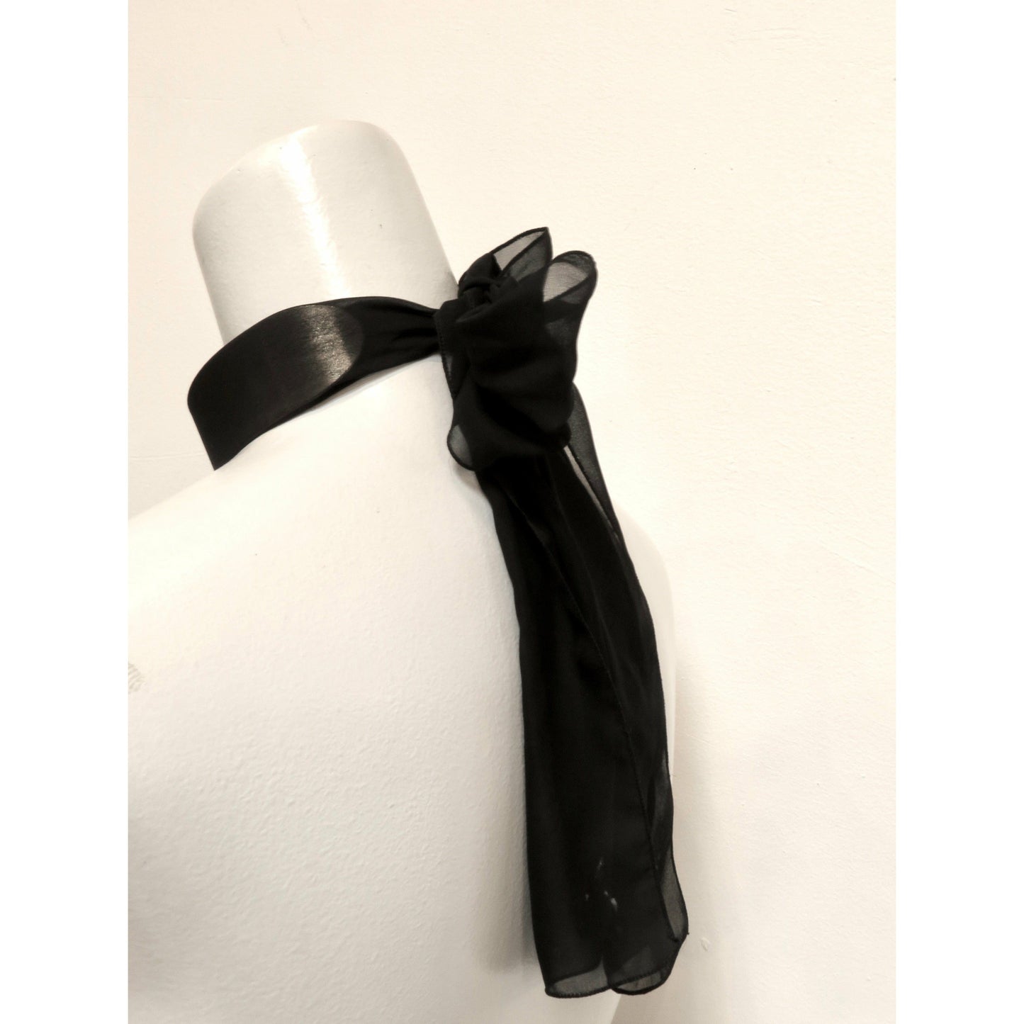 Maison Martin Margiela Necklaces OS / Black / Bronze and silk Maison Martin Margiela Wrapped Necklace