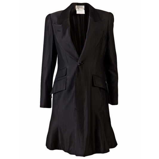 vintage-coat-dress Womens Jackets + Coats Black