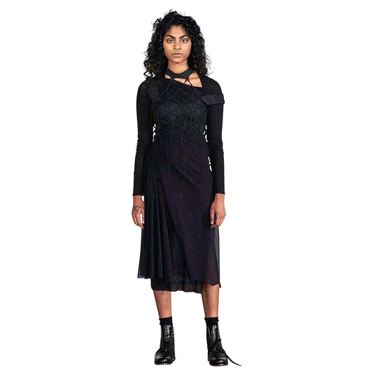 mesh-dress Dresses Black