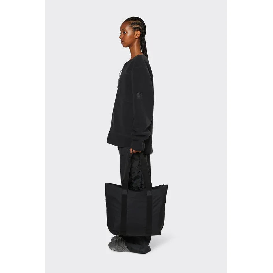 RAINS Bags H47 x W36.5 x D13cm / Black / Polyester RAINS Tote Bag Rush