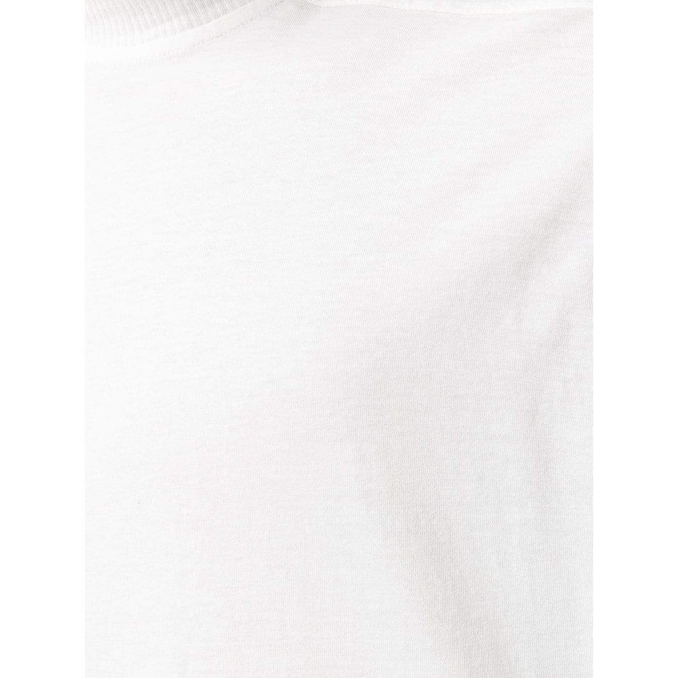 rick-owens-baseball-t-shirt Mens Tops White Smoke