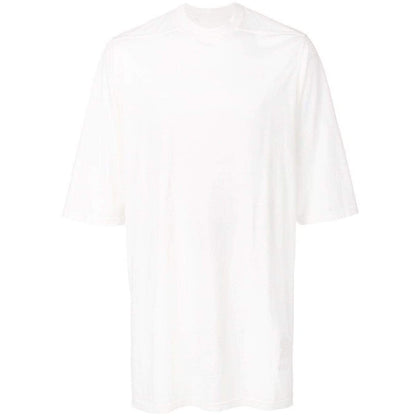 rick-owens-baseball-t-shirt Mens Tops White Smoke