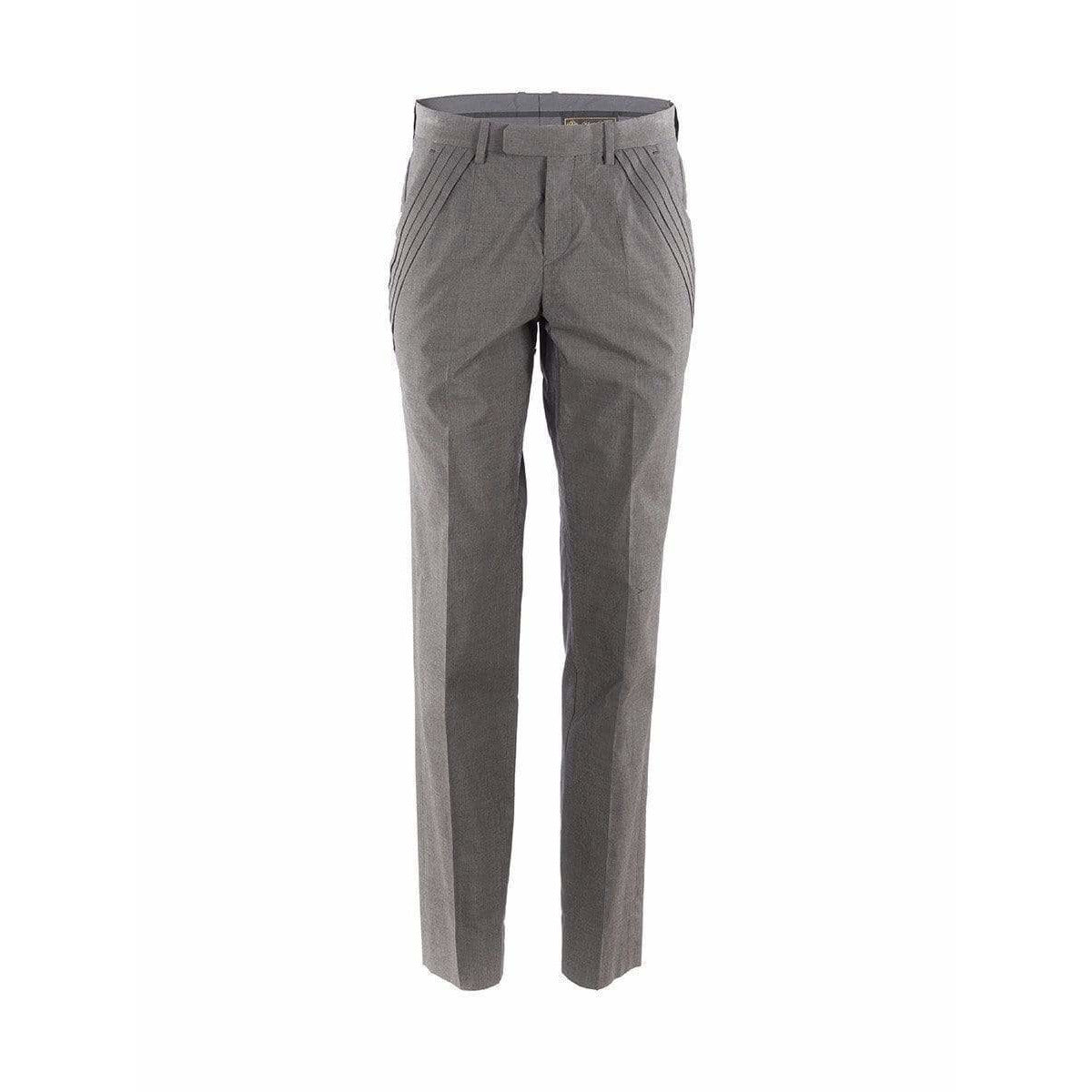 pleated-trouser-in-grey Womens Pants Dim Gray