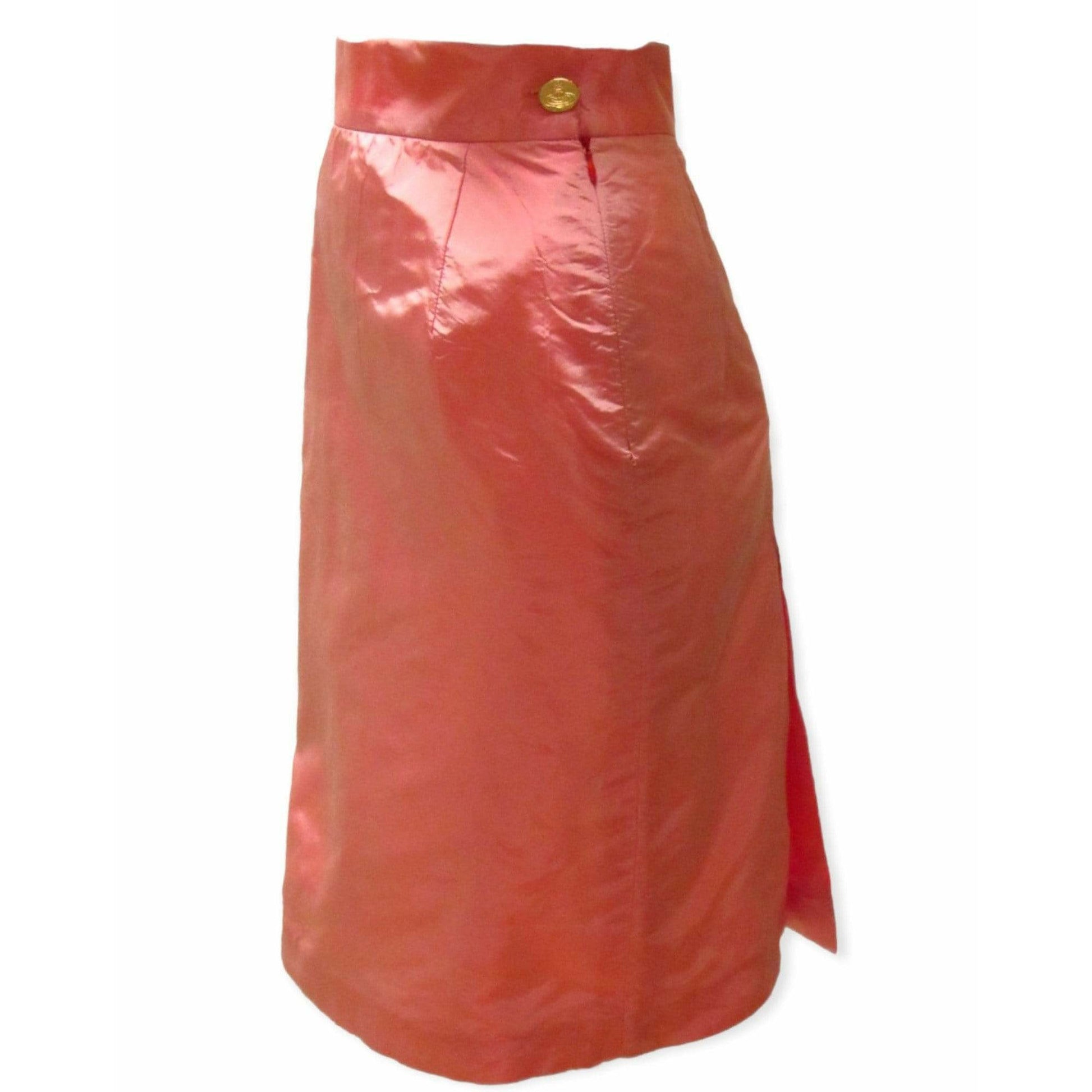vivienne-westwood-pink-satin-skirt Skirts Sienna