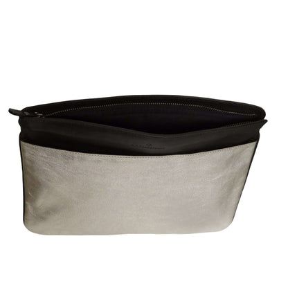 A.F. Vandevorst Handbags OS / Black and Silver / Leather A.F. Vandevorst Clutch