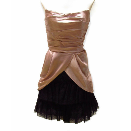 Dresses Philosophy by Alberta Ferretti Silk Strapless Dress Sienna