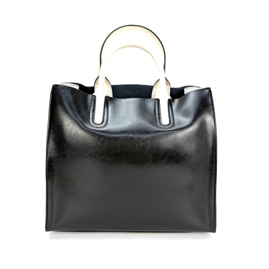 Anastasia Boutique Bags Black and off white tote bag case study