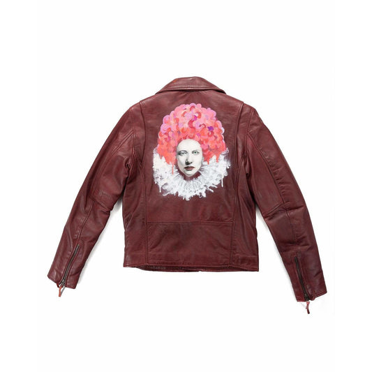 Coats & Jackets Leather Biker Jacket White Smoke