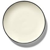 Plate Ann Demeulemeester for Serax 24 cm plates (set of two) Antique White