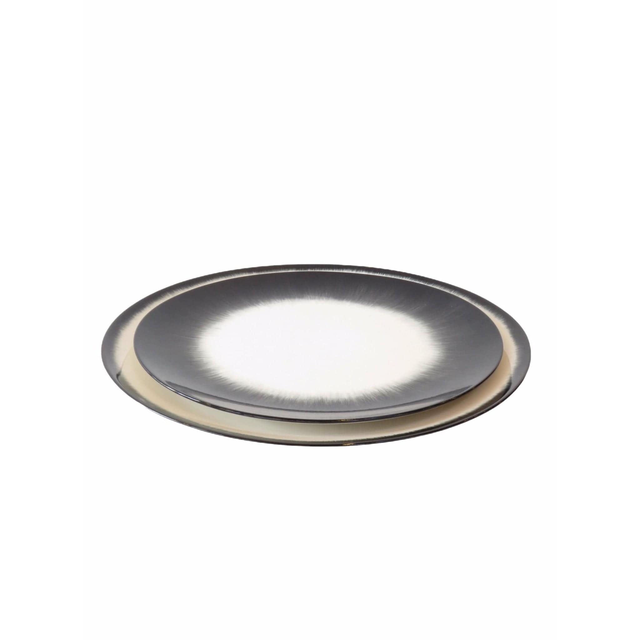 Plate Ann Demeulemeester for Serax 28 cm plates (set of two) Light Gray