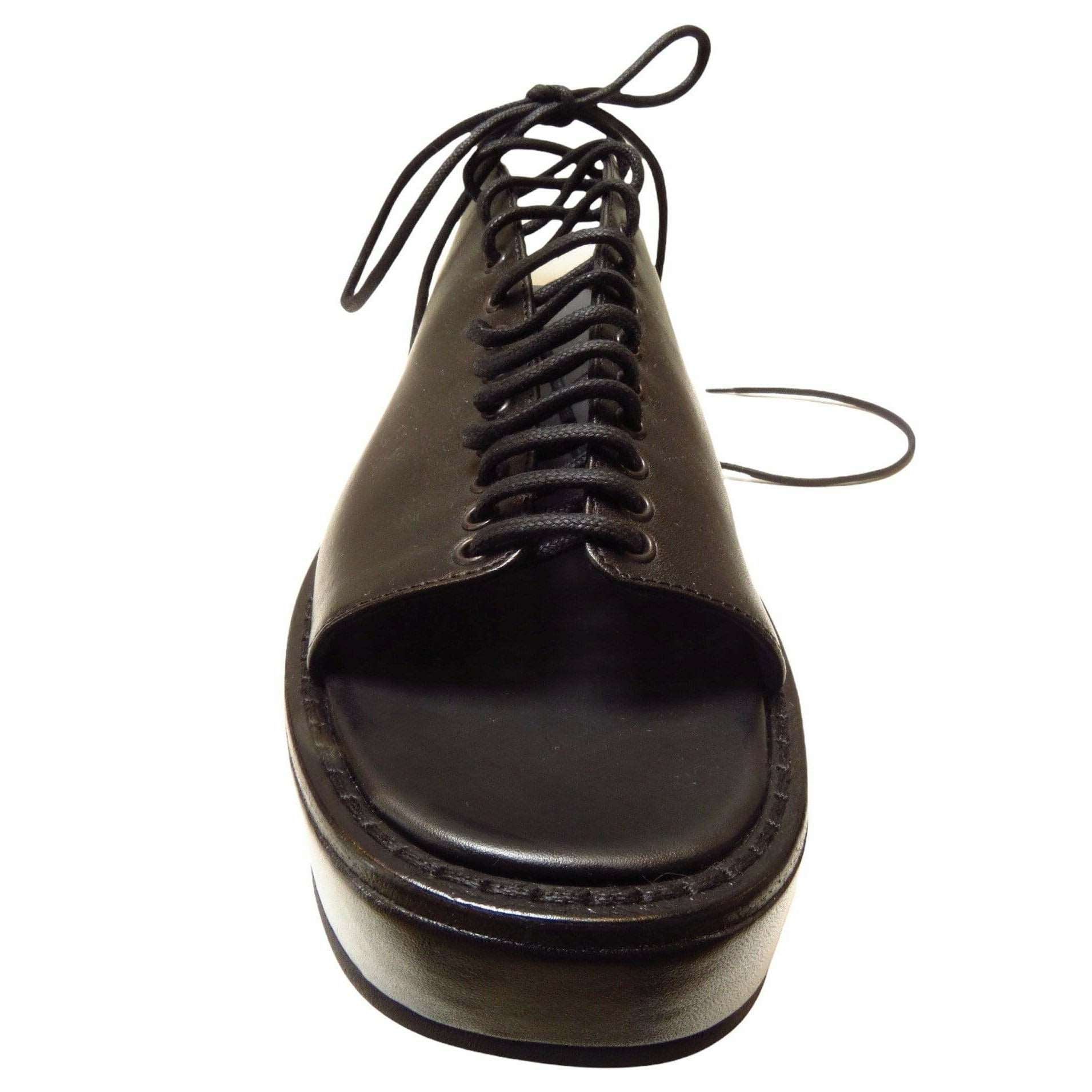 Ann Demeulemeester Shoes Ann Demeulemeester Platform Lace Up Sandal