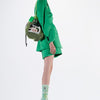 Handbags Barbara Bologna BB Sack Bag Green Woven Sack White Smoke