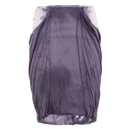Case Study Skirts 36 / Purple Haze / Silk Case Study Draped Skirt